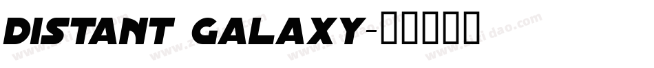 Distant Galaxy字体转换